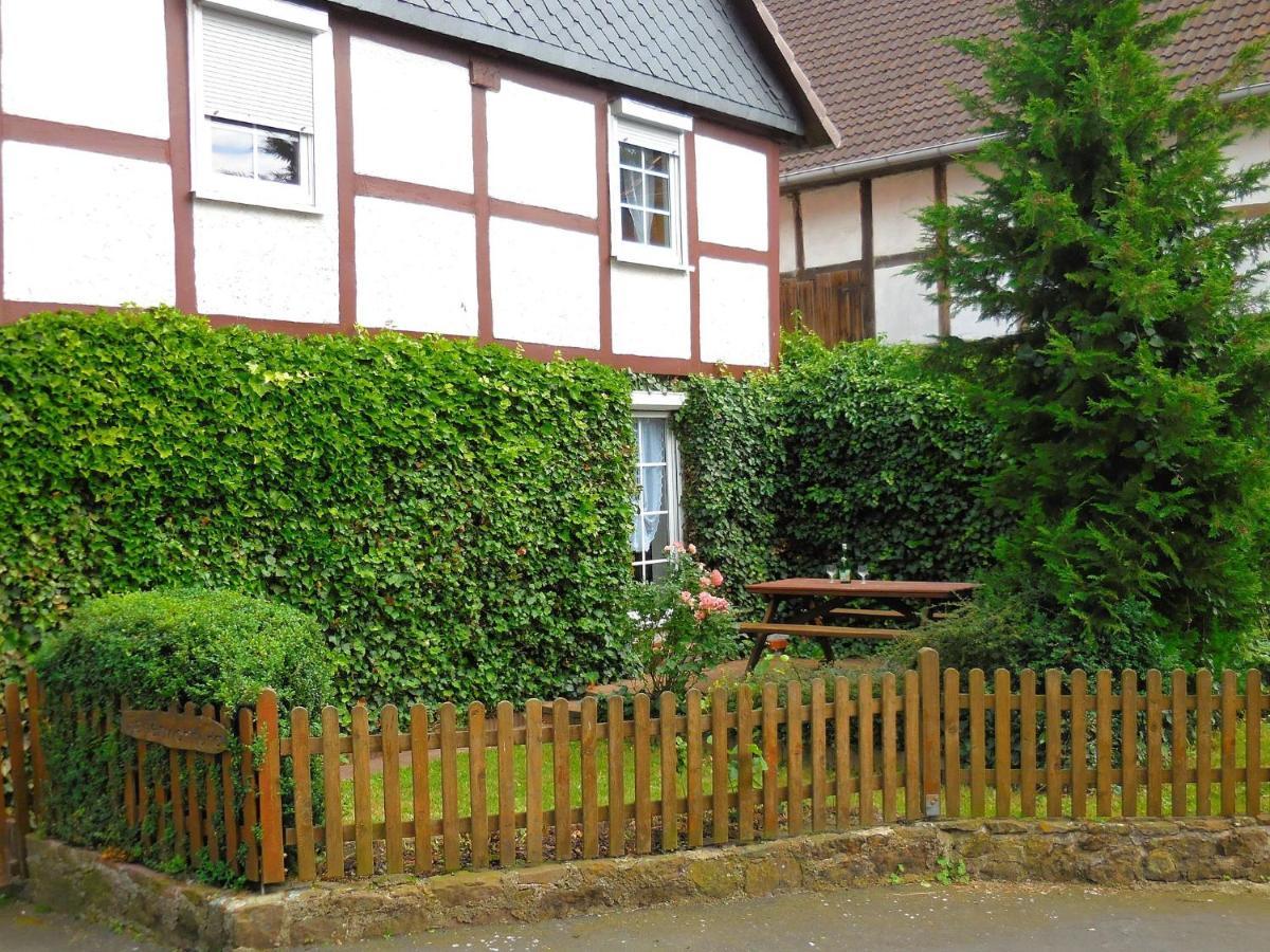 Small Apartment In Hesse With Terrace And Garden Frielendorf Bagian luar foto